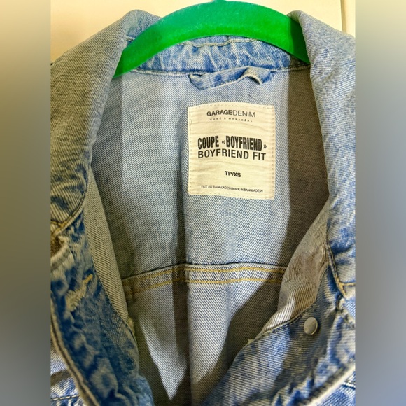 Garage Denim Boyfriend Fit Jean Jacket Size XS - Picture 4 of 8